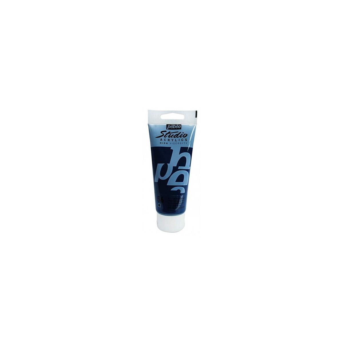 Peinture Acrylique Studio Pébéo 100ml Bleu de Prusse 56