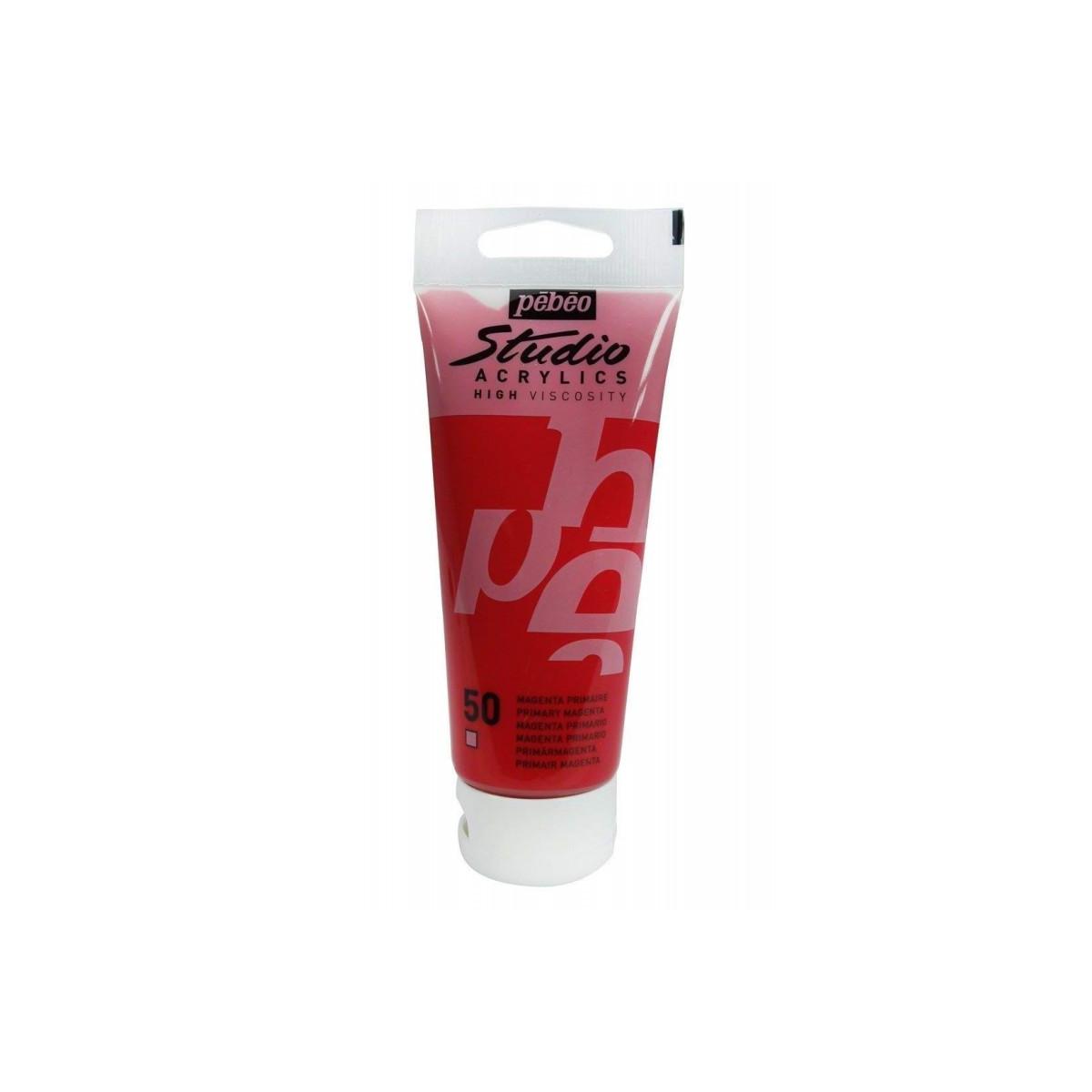 Peinture Acrylique Studio Pébéo 100ml Magenta Primaire 50