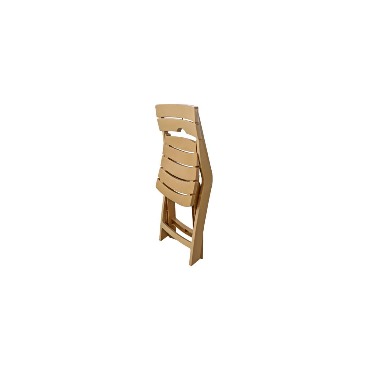 Chaise Pliable RUSPINA de Sotufab en blanc - CHP030