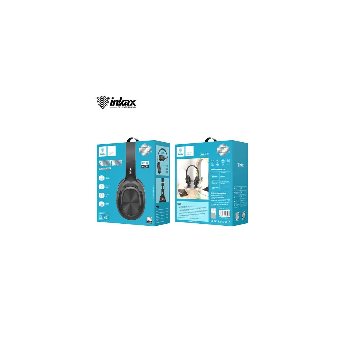 Casque Sans Fil  INKAX HP-56 - Noir