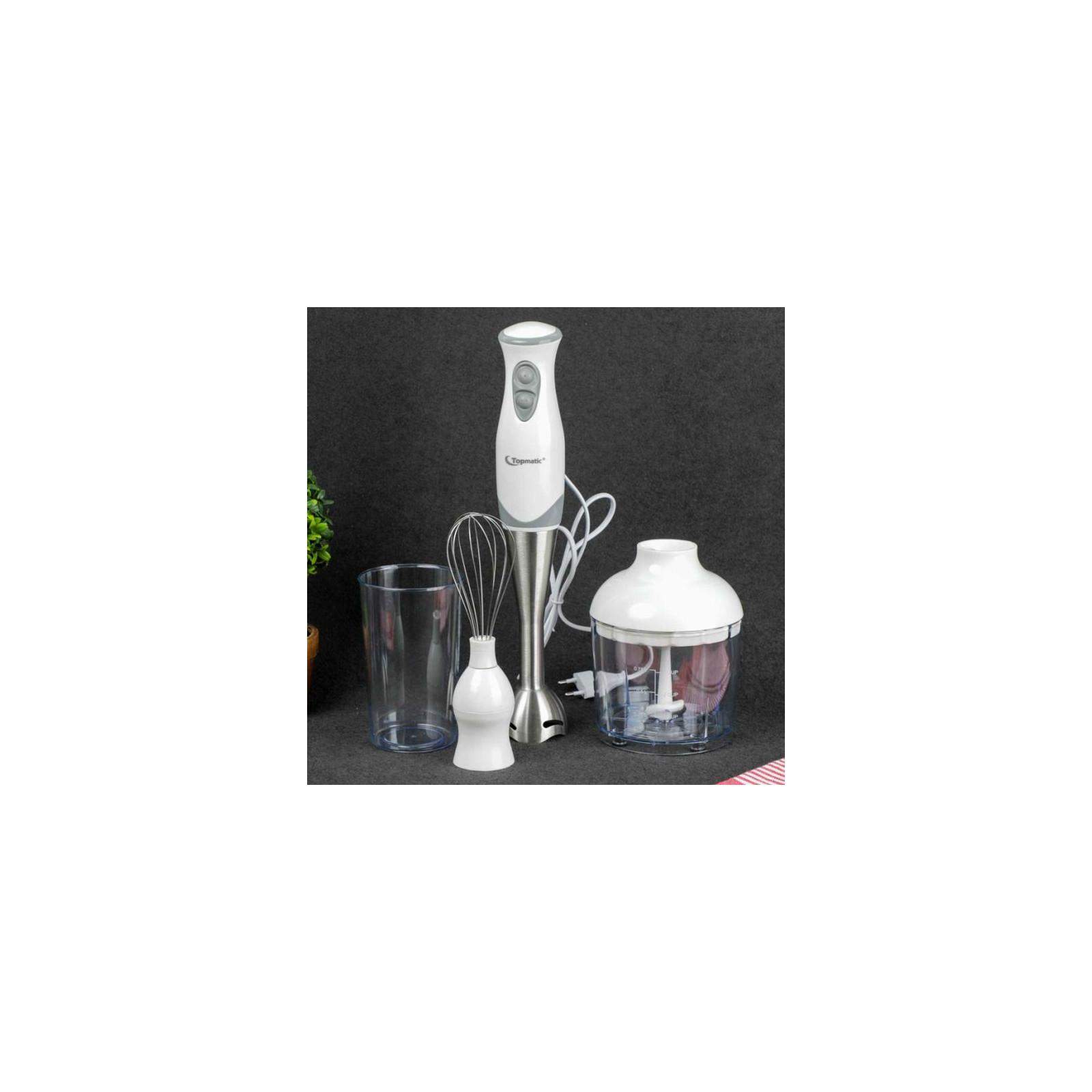 Mixeur Plongeant 4EN1 TOPMATIC ESMS-250-2 250W - Blanc Mixeur Plongeant 4EN1 TOPMATIC ESMS-250-2 250W - Blanc