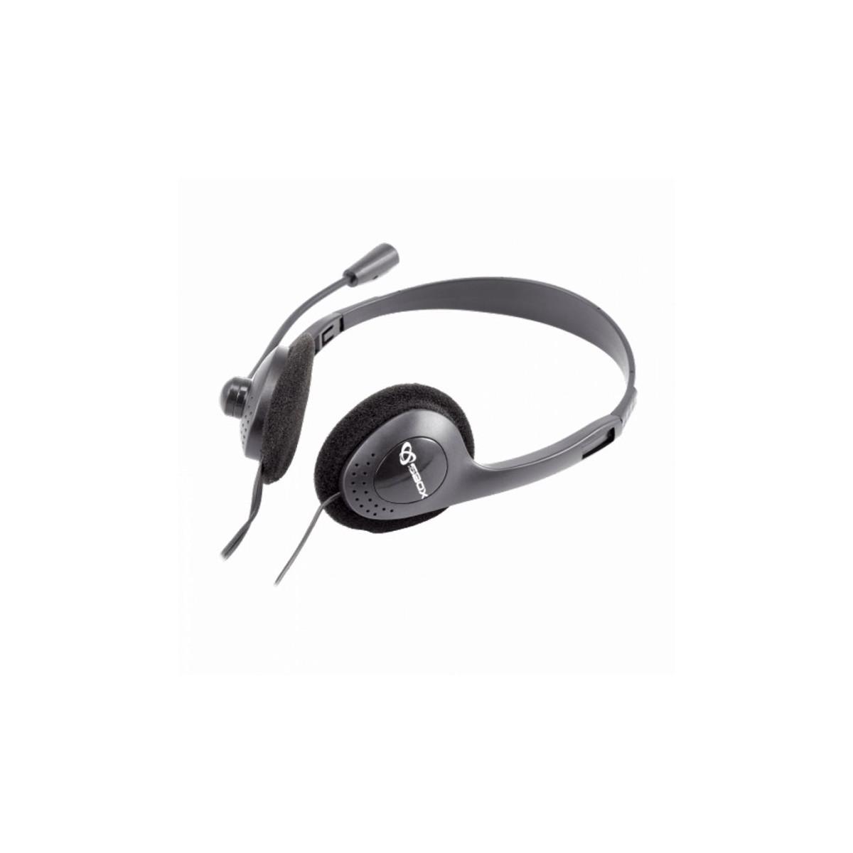 Micro Casque SBOX HS-201 - Noir