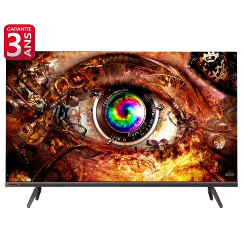 Téléviseur Telefunken 43" Full HD Google TV - TV43E3E avec récepteur integré Tunisie Téléviseur Telefunken 43" Full HD Google TV - TV43E3E avec récepteur integré Tunisie