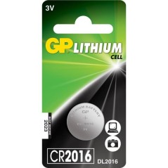 Piles bouton Lithium GP CR2016