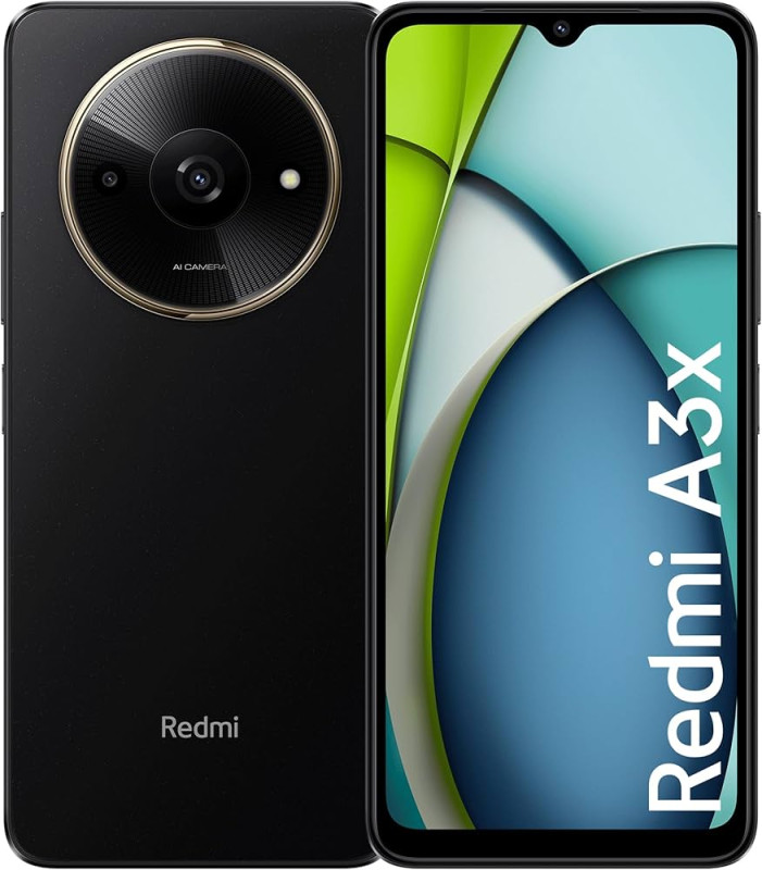 Smartphone XIAOMI Redmi A3x 3Go 64Go - Noir -Tunisie