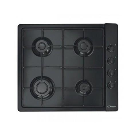 Candy CHW6LBB, Table de cuisson électrique encastrable à 4 feux 60 cm Noir