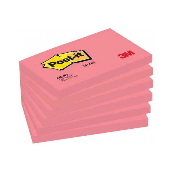 STICK NOTE 76/127 FLUO 100F ROSE FUSHIA