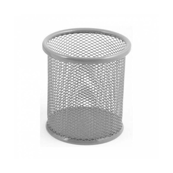 POT STYLO METAL ROND SILVER 802