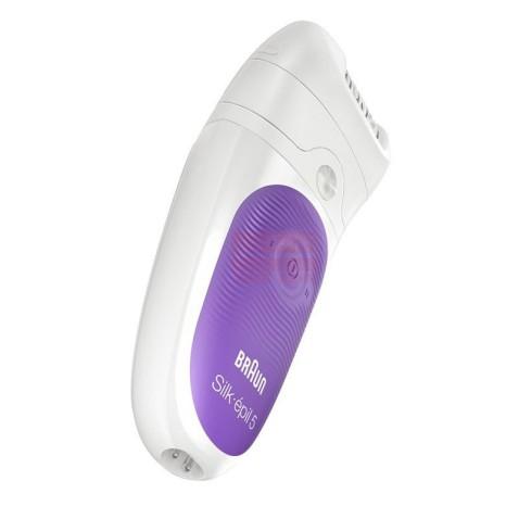 Braun Silk-Épil 5, épilateur sans fil Legs & Body en blanc & violet