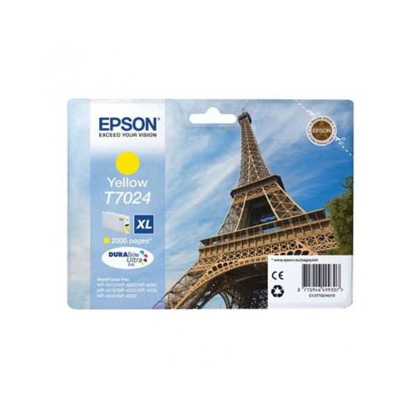 Cartouche d'encre Original Epson T7024  Jaune C13T70244010