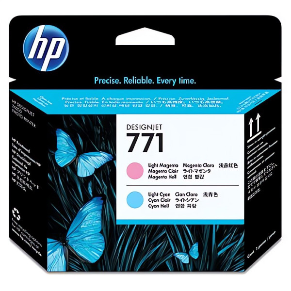 Tête d'impression Magenta clair / Cyan clair HP 771 Designjet
