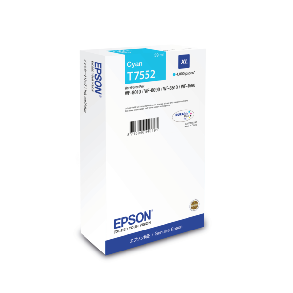 Cartouche Jet d'encre EPSON C13T755240 cyan