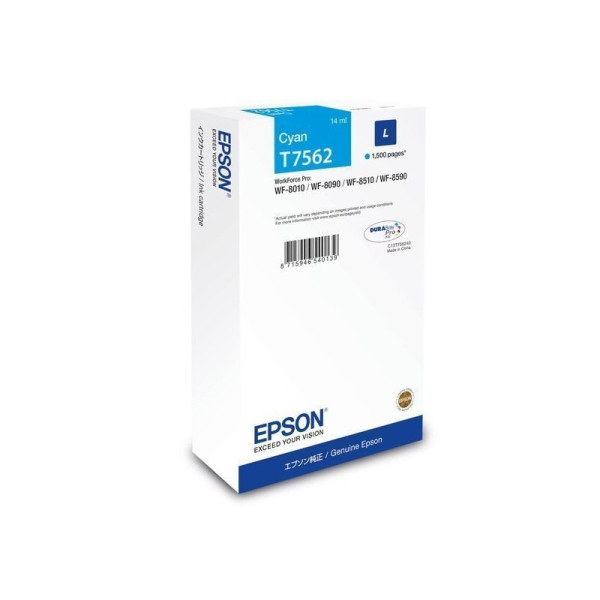 Epson original encre cyan T7562 - C13T756240