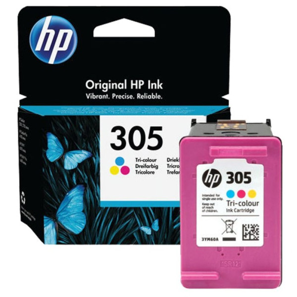 Cartouche d'encre originale tricolore HP 305