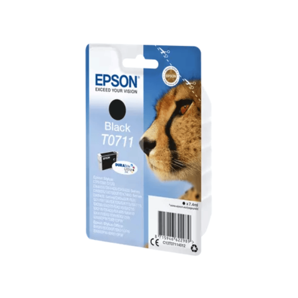 Cartouche d'encre Guépard noir  EPSON T0711 (C13T07114012)