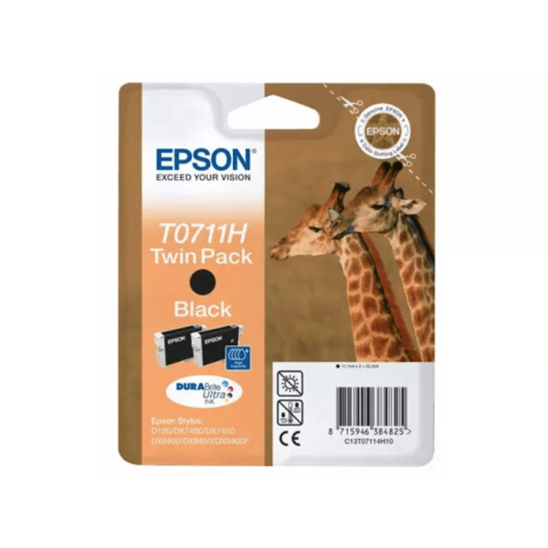 Cartouche d'encre originale Noir EPSON T0711H (C13T07114H10)