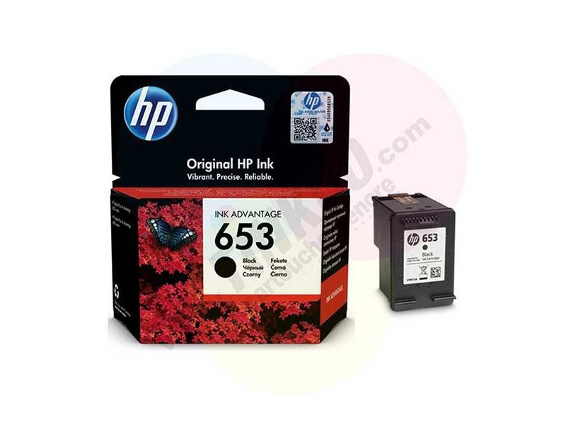 Cartouche d'encre noire authentique HP 653 Advantage