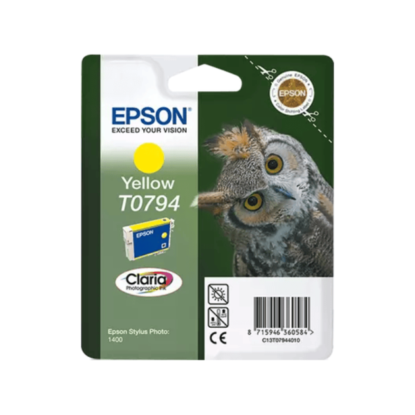 Cartouche d'encre originale jaune Epson T0794 (C13T07944010)