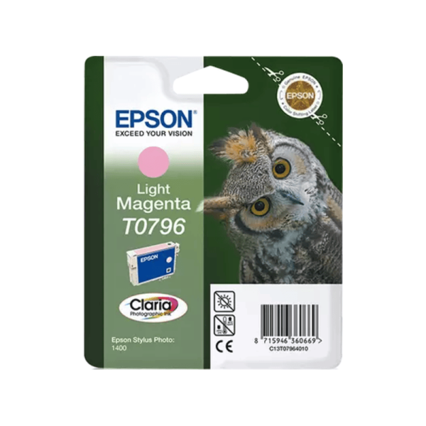 Cartouche d'encre originale magenta clair EPSON T0796 (C13T07964010)