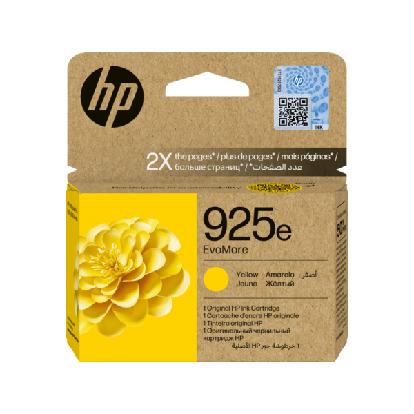 Cartouche d'encre originale jaune HP925e EvoMore