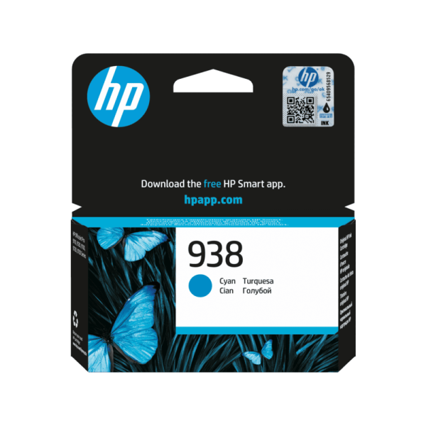 Cartouche d'encre d'origine HP 938 Cyan