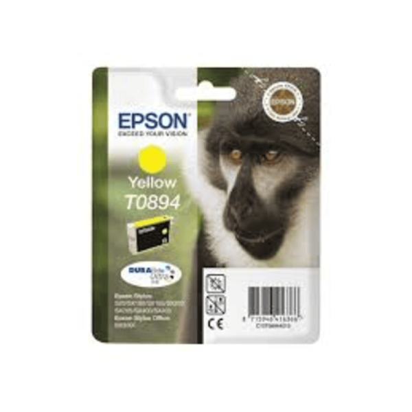 Cartouche d'encre originale jaune EPSON T0894 Singe (C13T08944011)