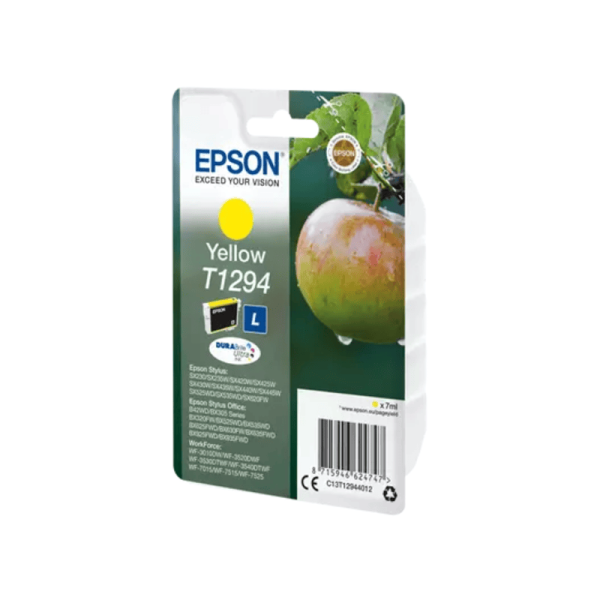 Cartouche Jet D'encre Original Jaune Epson T1294 (C13T12944012)