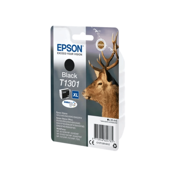 Cartouche Jet D'encre Original noire Epson T1301 (C13T13014012)
