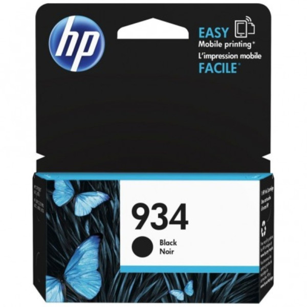 Cartouche d'encre noire authentique HP 934