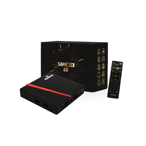 Sambox 66, Box TV Android 4K, Ram 2Go, Rom 16Go avec Abonnement IPTV d'usine