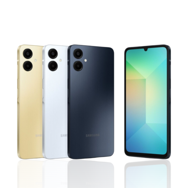 Smartphone Samsung Galaxy A06, 4 Go RAM, 128 Go stockage, Bleu.