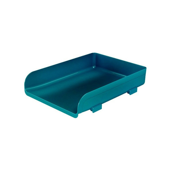 Corbeille superposable My Desk turquoise ARDA 85510TU