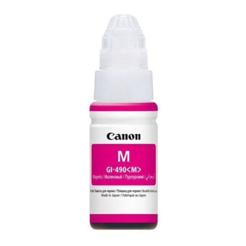 Bouteille d'encre Canon GI-490M Pour G1411 2411 3411 Magenta 70 ml Bouteille d'encre Canon GI-490M Pour G1411 2411 3411 Magenta 70 ml