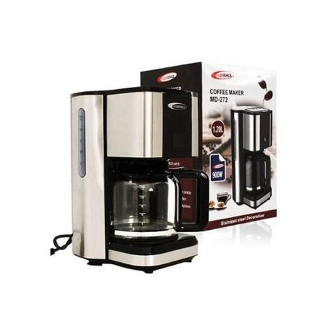 Florence MD-272, Cafetière Électrique 1.2 Litres 900 Watts Silver