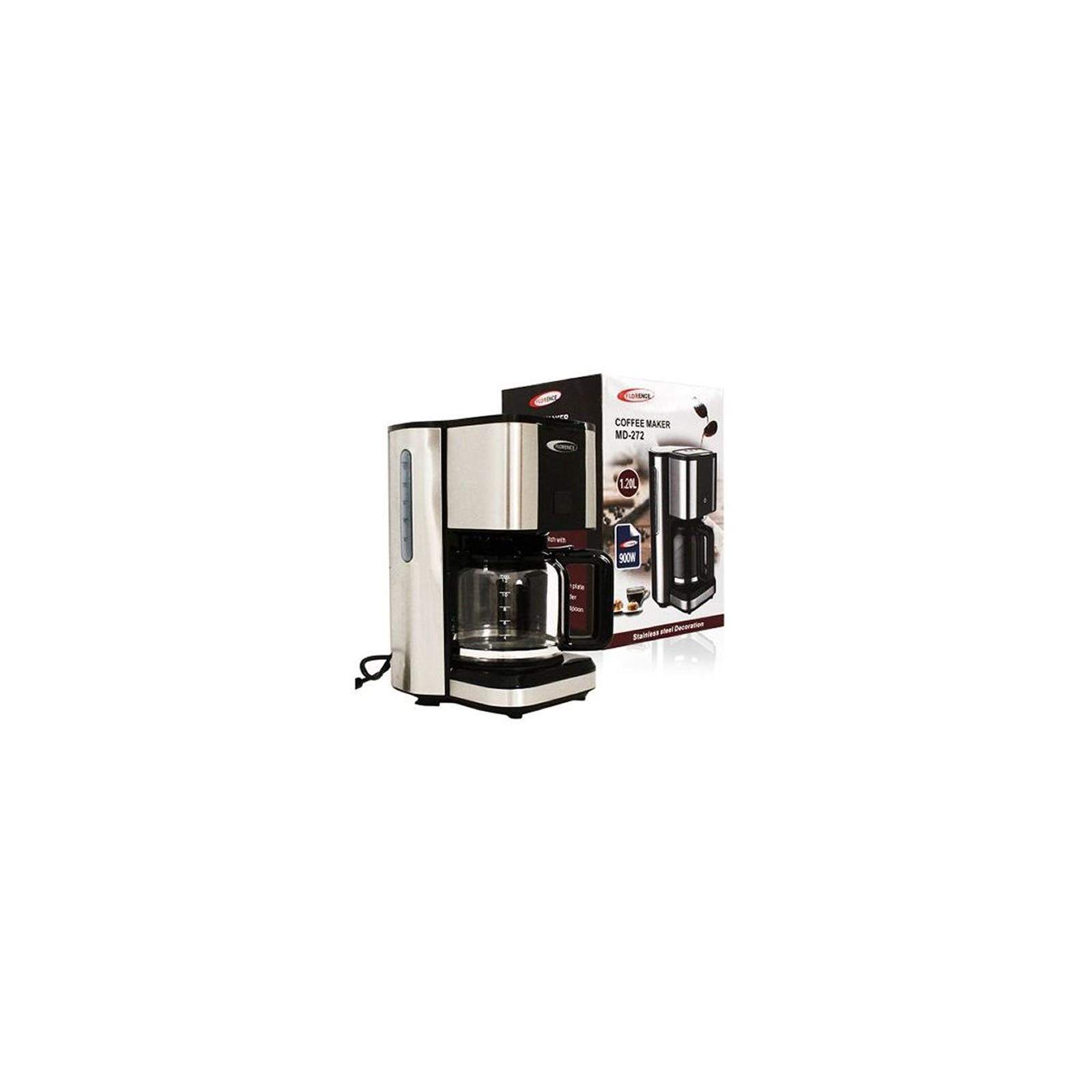 Florence MD-272, Cafetière Électrique 1.2 Litres 900 Watts Silver Florence MD-272, Cafetière Électrique 1.2 Litres 900 Watts Silver