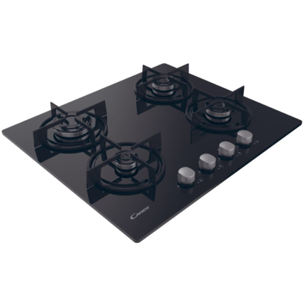 Plaque De Cuisson Encastrable Candy CSG6B4U2 4 Feux 60Cm Noir