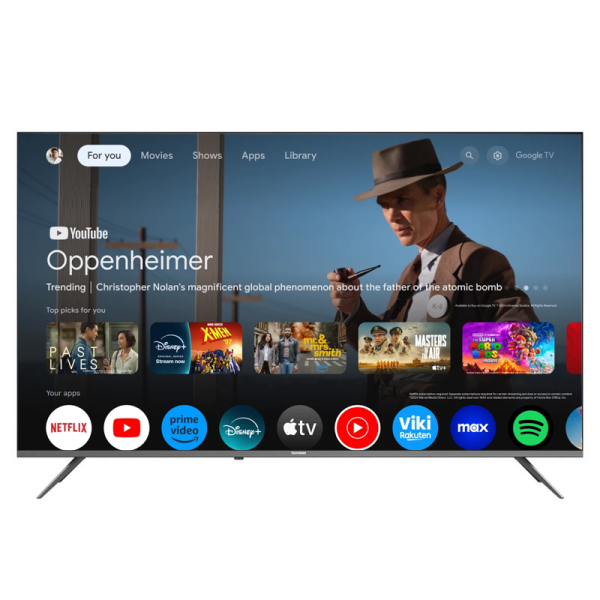 TV TELEFUNKEN 60” G3EN 4K Google TV avec récepteur integrer