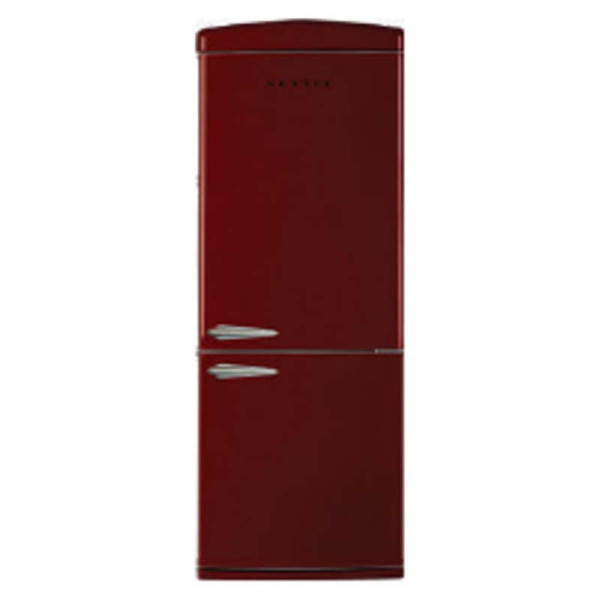 Réfrigérateur Combiné Premium 327 Litres Rouge Bordeaux