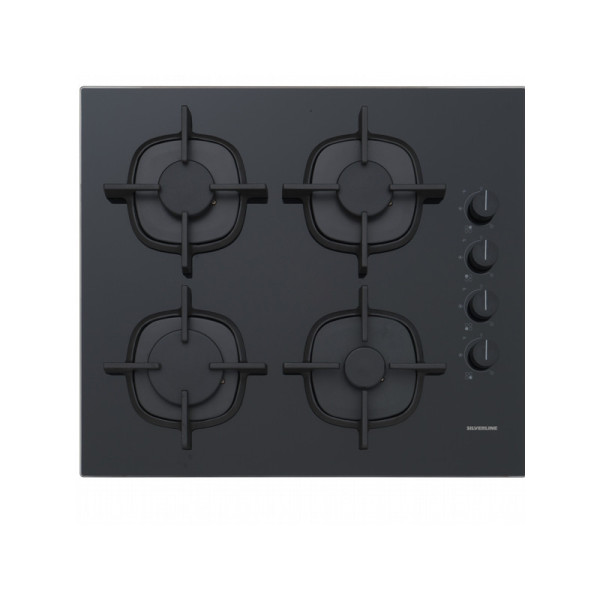 Plaque de cuisson encastrable SILVERLINE CS5343B01 4 Feux  60 cm en Noir