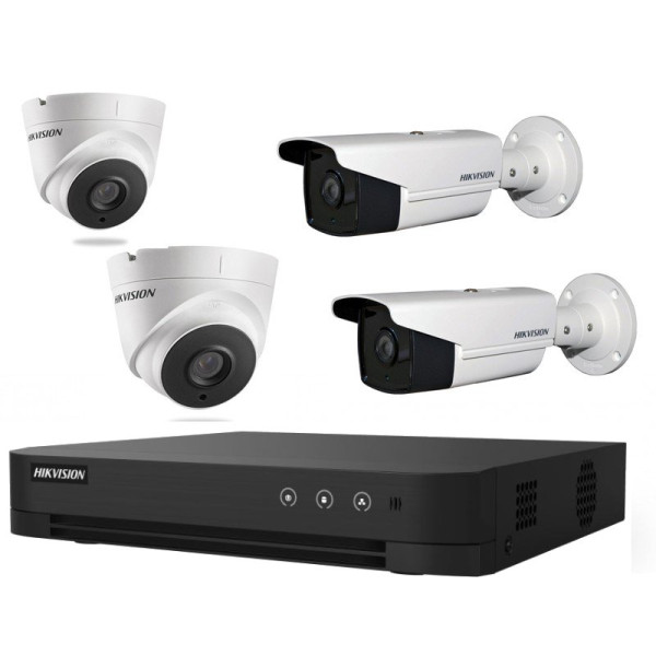 Pack 4 Caméra de Surveillance 2MP HIKVISION