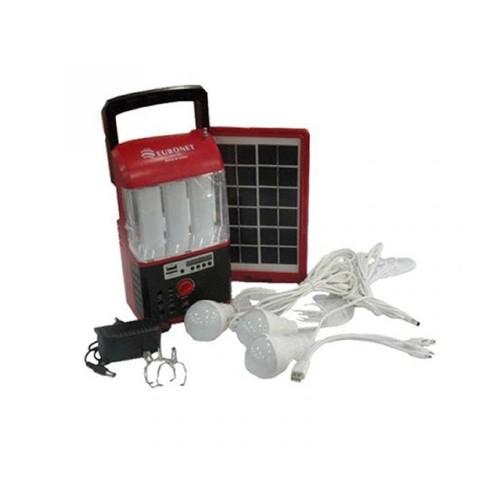 Euronet 103, Kit solaire Torche, Radio, chargeur avec des ampoules