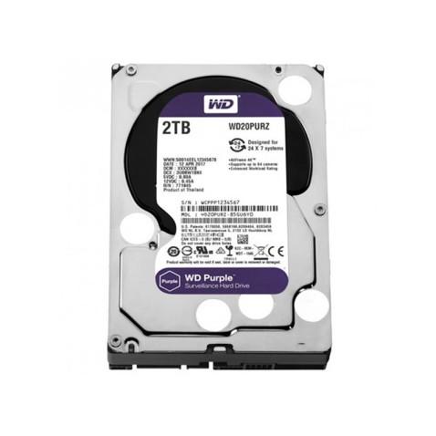 Western Digital WD20PURZ, Disque dur de surveillance 2To Purple SATA III 64Mo 