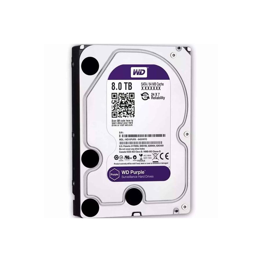 Western Digital WD82PURZ, Disque dur de surveillance 8To Purple SATA ...