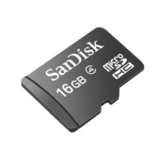 Sandisk SDSDQM-016G, Carte Mémoire Micro SD de 16Go avec Adaptateur