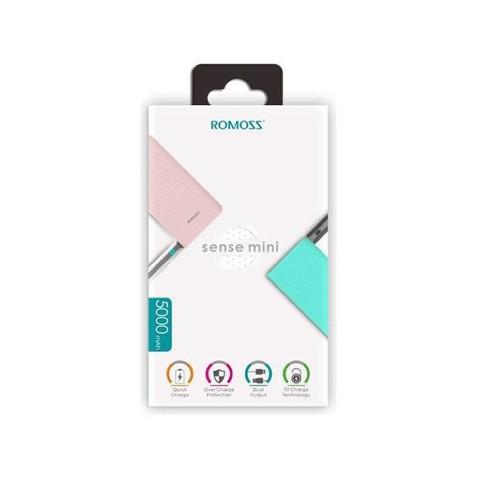 Romoss Sense Mini, PowerBank 5000 mAh, batterie externe