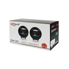 Kisonli S-999, Mini Haut Parleur Filaire USB 2.0