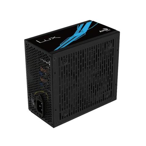 Aerocool LUX 550W, Bloc Alimentation Gaming 550W ATX/EPS 230V 80PLUS Bronze