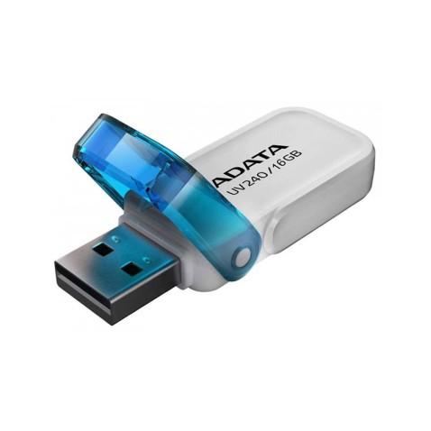 AData AUV240, Clé USB de capacité 16 Go en Blanc