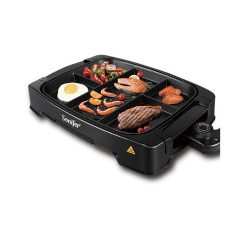 Sonifer SF-6074, Barbecue électrique multi-portions 1500 Watts Antiadhésif