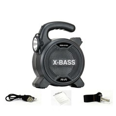 Haut Parleur Sans fil X-BASS Bluetooth avec Torche (ZQS-5101)